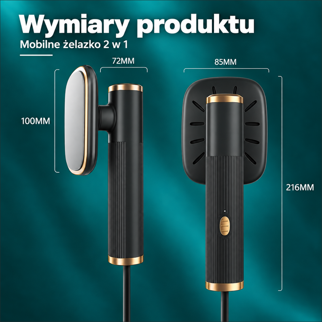 Prasoo – kieszonkowe żelazko podróżne USB