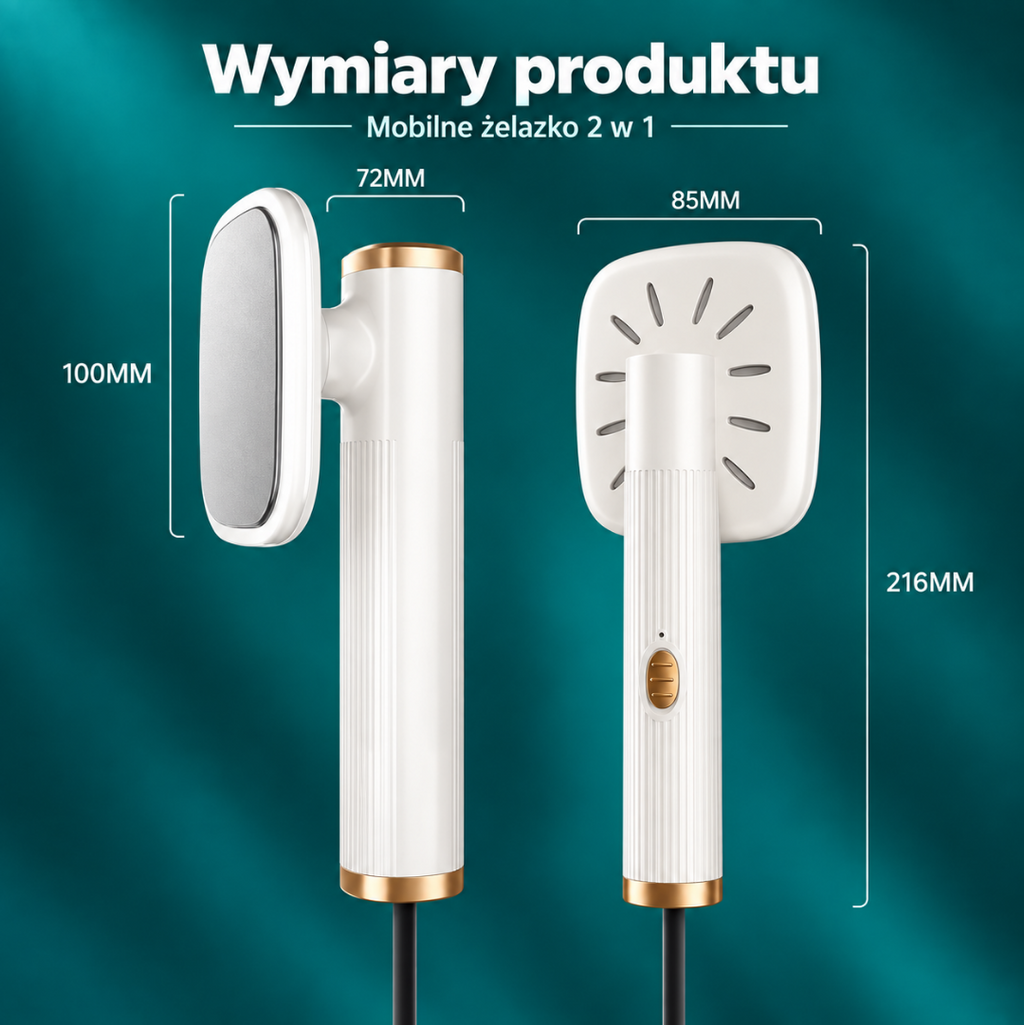 Prasoo – kieszonkowe żelazko podróżne USB